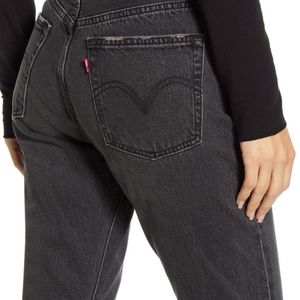 LEVIS 501 high rise skinny distressed jeans 25